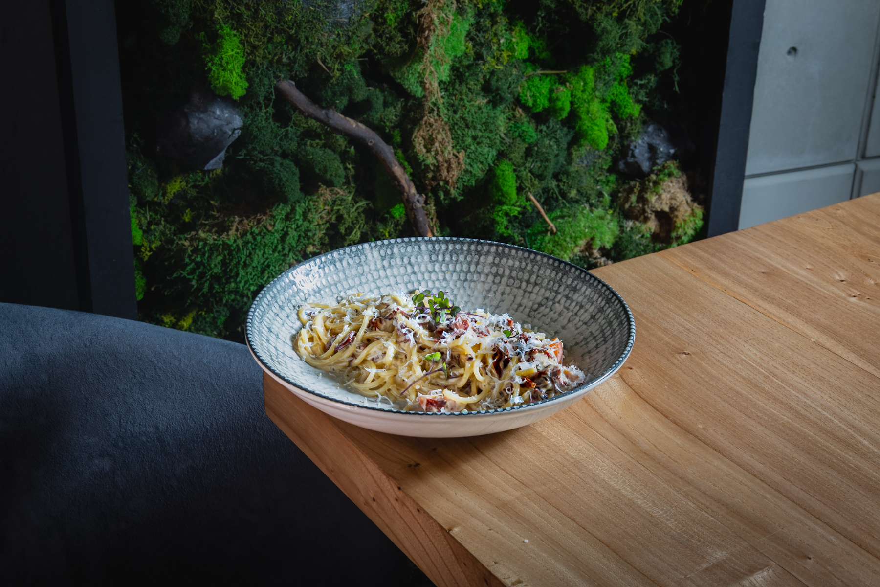 Спагетти с копченой кониной