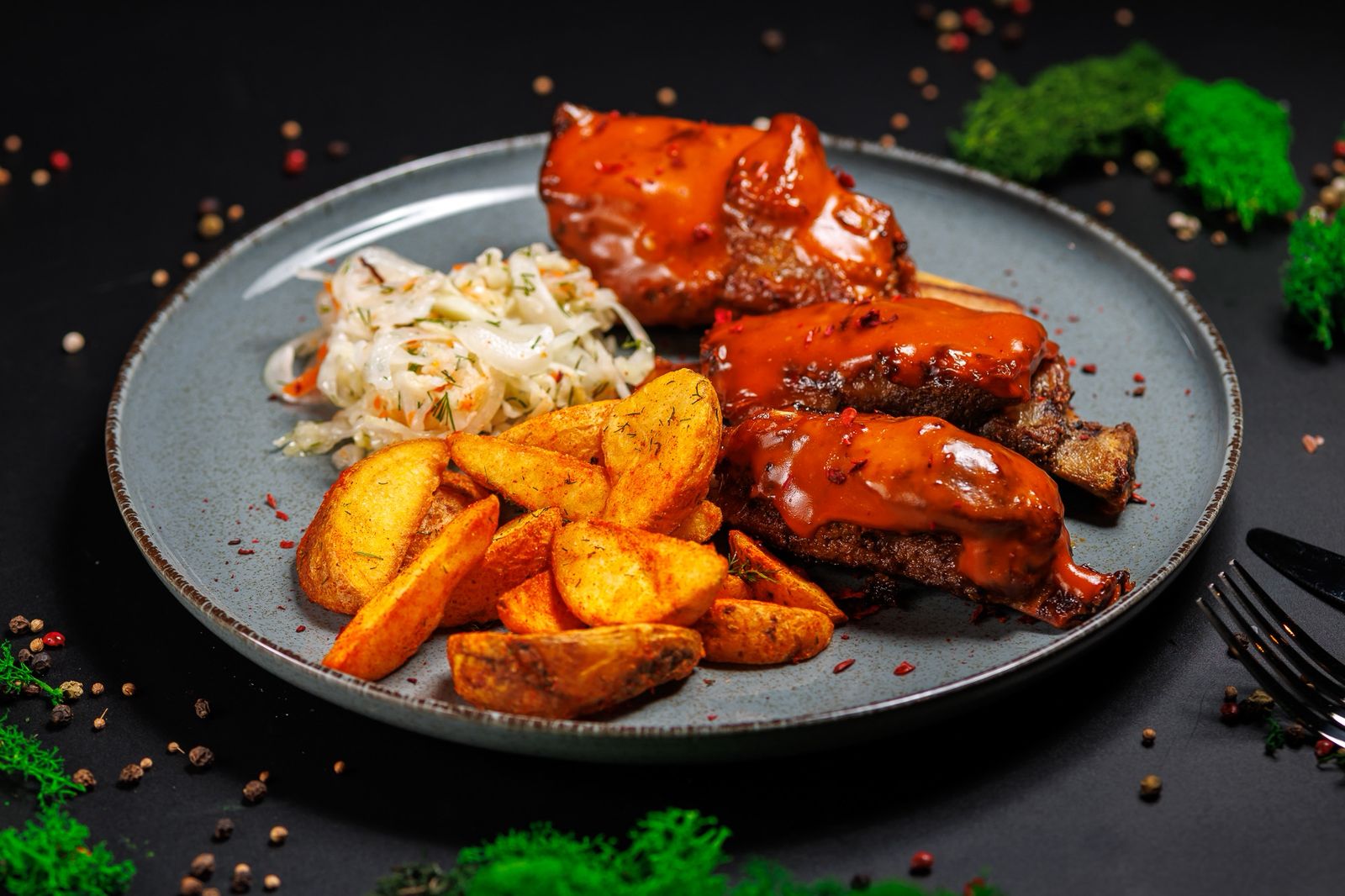 Говяжьи ребрышки BBQ