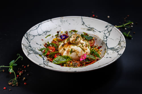 Буратта с ореховой дуккой